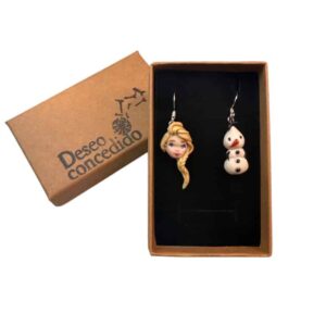 Pendientes de cuentos Elsa